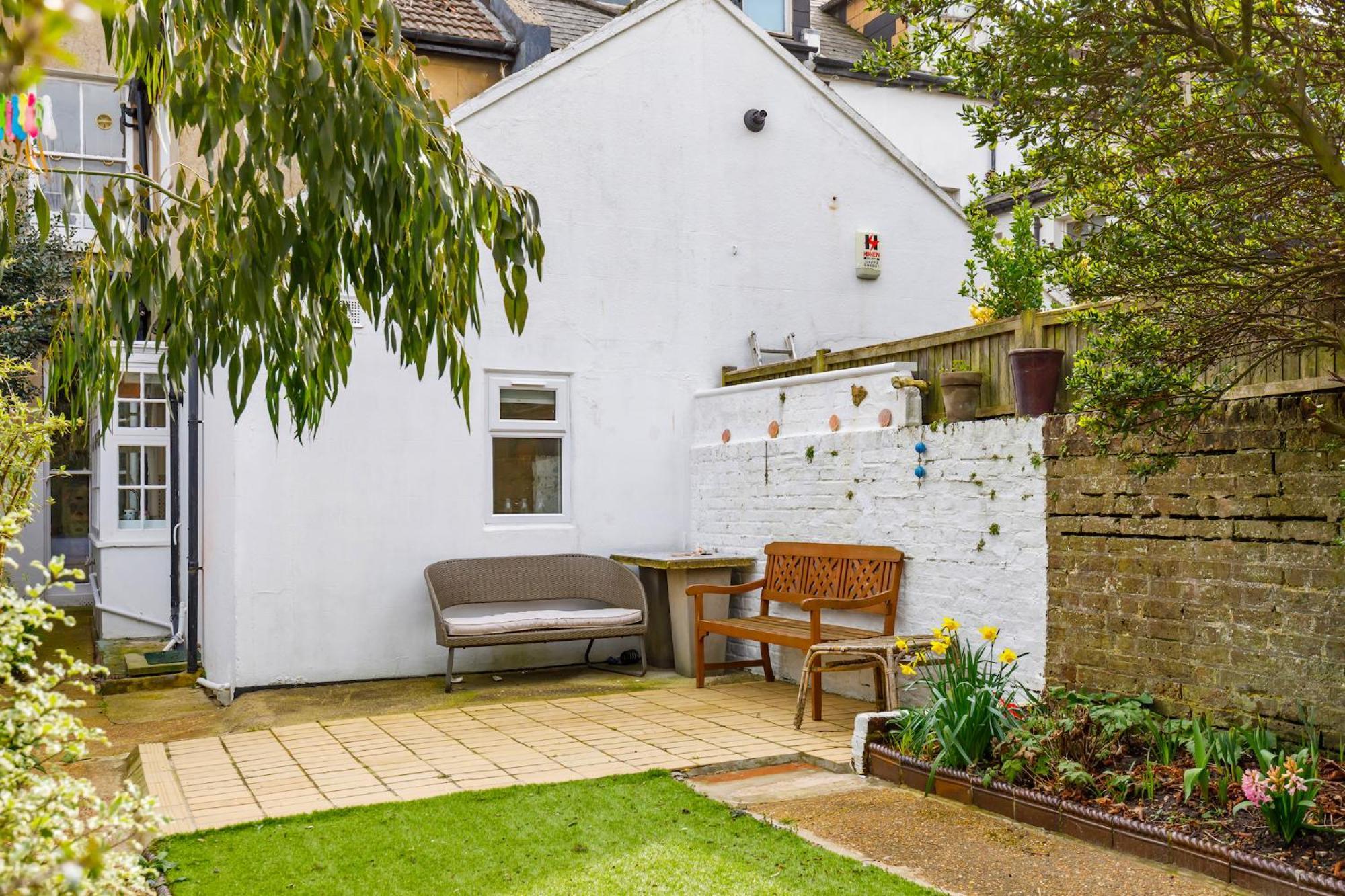 Central Hove Flat W Large Garden Exterior photo