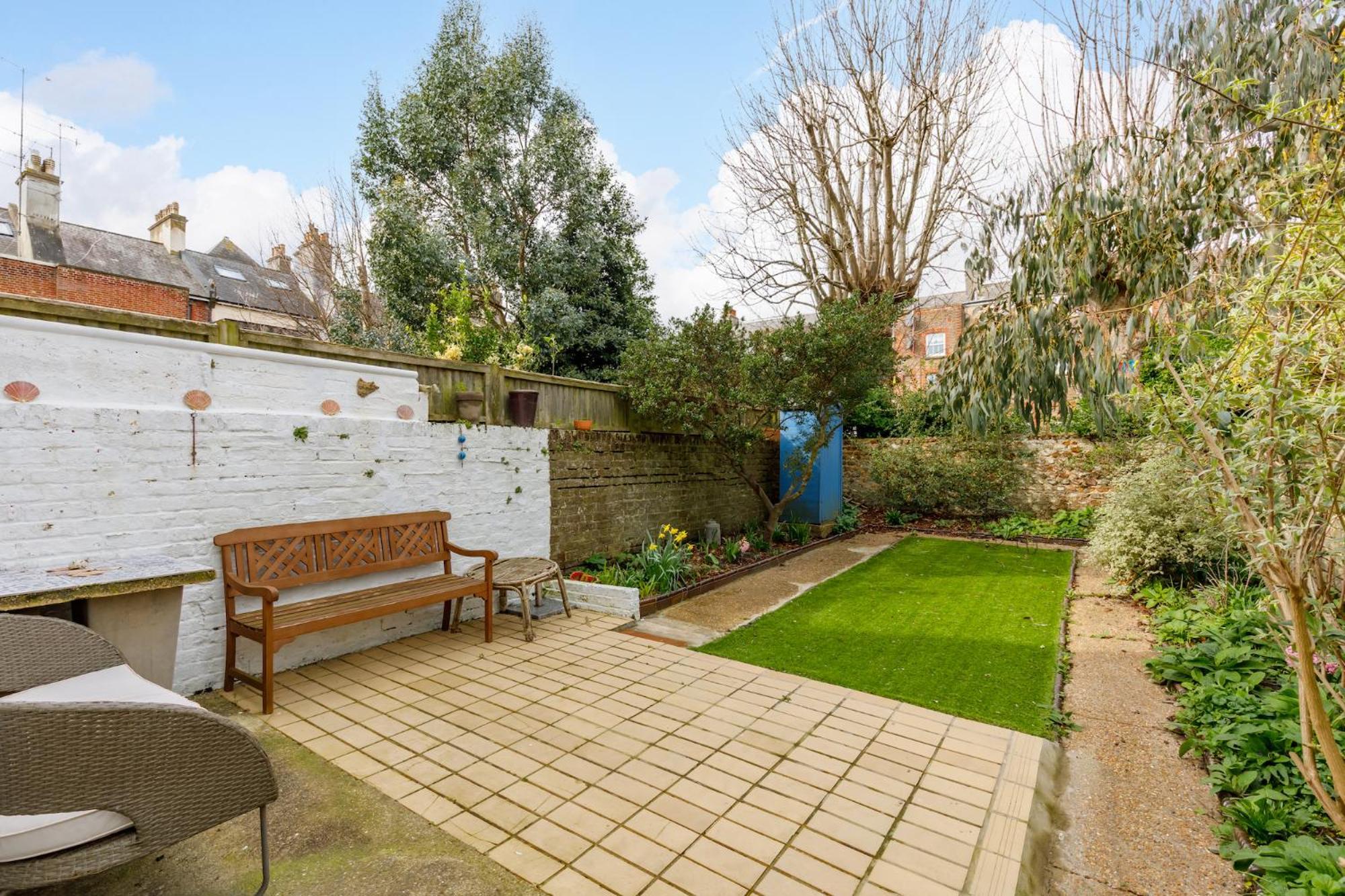 Central Hove Flat W Large Garden Exterior photo