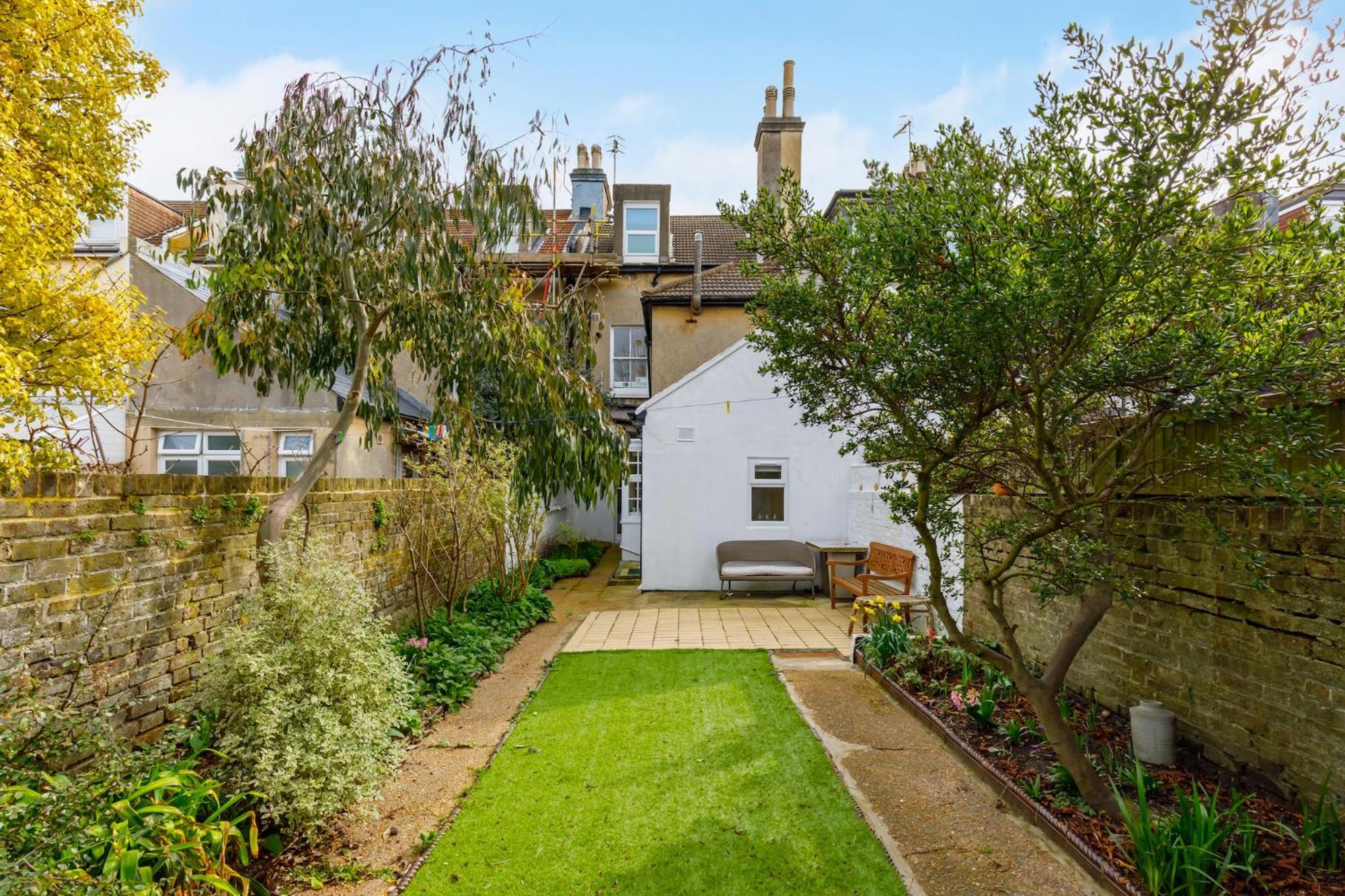 Central Hove Flat W Large Garden Exterior photo